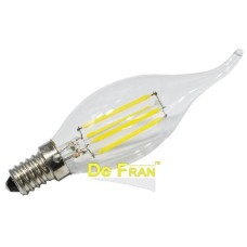 E14 LED Filament sv, Лампа светодиодная, 400 Лм, ФИЛАМЕНТ, (DF270344),  De Fran , 4000К