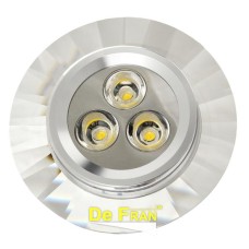 FT 811 LED, Светильник  De Fran  светодиодный с ПРА и LED, 240Лм, хром + прозрачный, 4000К