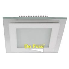 FT 909 LED W, Светильник  De Fran  светодиодный с ПРА и LED, 420Лм, белый, матовое стекло, спектр теплый белый 3000К