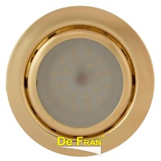 FT 9223 SMD G, Светильник  De Fran  светодиодный SMD-20шт, 180Лм, 2700К, золото