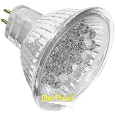 JCDR LED V, Лампа светодиодная 18 LED, синий