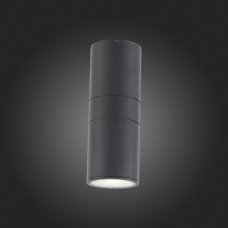 SL074.411.02 Светильник уличный настенный ST-Luce Черный/Черный LED 2*8W 4000K TUBO2