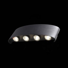 SL089.401.08 Светильник уличный настенный ST-Luce Черный кварцевый LED 8*1W 4000K BISELLO