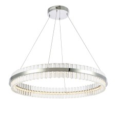 SL383.123.01 Светильник подвесной ST-Luce Хром/Прозрачный LED 1*60W 3000K CHERIO