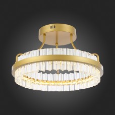 SL383.202.01 Светильник потолочный ST-Luce Матовое золото/Прозрачный LED 1*34W 3000K CHERIO