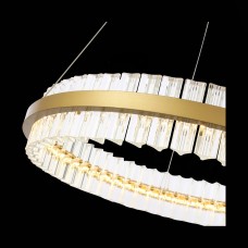 SL383.213.01 Светильник подвесной ST-Luce Матовое золото/Прозрачный LED 1*44W 3000K CHERIO