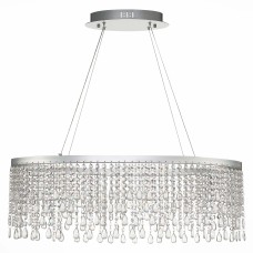 SL6201.103.37 Люстра подвесная ST-Luce Серебристый/Прозрачный LED 1*37W 3000K/4000K/6000K VEGA