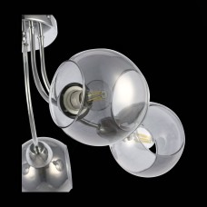 SLE102102-05 Светильник потолочный Хром/Дымчатый E14 5*40W RELOTTE