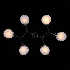 SLE183402-06 Светильник потолочный Черный/Черный E14 6*60W GIMENTO