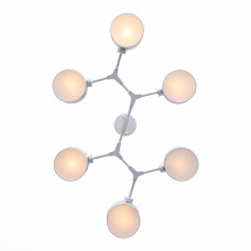 SLE183502-06 Светильник потолочный Белый/Белый E14 6*60W GIMENTO