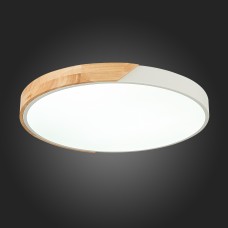 SLE200952-01 Светильник потолочный Белый, Светлое дерево/Белый LED 1*45W 3000K/4000K/6000K FESTA