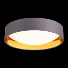 SLE201112-01 Светильник потолочный Серый, Золото/Белый LED 1*24W 4000K ORBIO