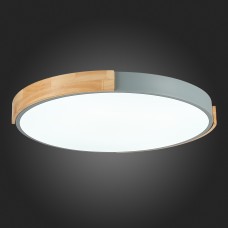 SLE201372-01 Светильник потолочный Серый, Светлое дерево/Белый LED 1*40W 3000K/4000K/6000K DELIA