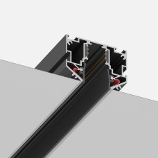 ST039.429.00 Шинопровод 48 под натяжной потолок  ST-Luce Черный Длина 2 000мм SKYLINE 48