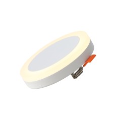 ST104.502.06 Светильник встраиваемый Белый LED 1*6W 3000K 468Lm Ra>80 120° IP20 D110xH20 170-240V Встраиваемые светильники