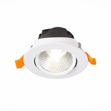 ST211.538.06.24 Св-к встр. Белый LED 1*6W 3000K 480Lm Ra80 24° IP20 D86xH50 220-240V Встраиваемые светильники