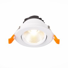 ST211.538.08.36 Св-к встр. Белый LED 1*8W 3000K 640Lm Ra80 36° IP20 D86xH50 220-240V Встраиваемые светильники