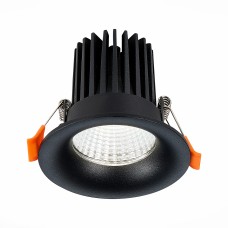 ST703.438.10 Св-к встр. Черный LED 1*10W 3000K 900Lm Ra>90 38° IP20 D85xH75 170-240V Встраиваемые светильники