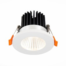 ST704.538.10 Св-к встр. Белый LED 1*10W 3000K 900Lm Ra>90 38° IP20 D80xH60 170-240V Встраиваемые светильники