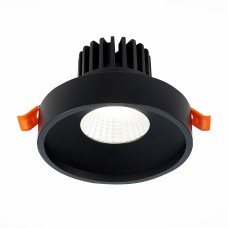 ST751.438.10 Св-к встр. Черный LED 1*10W 3000K 750Lm Ra>90 38° IP20 D100xH75 170-240V Встраиваемые светильники