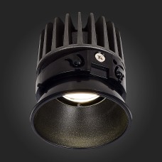 ST851.438.12 Светодиодный модуль Черный LED 1*12W 3000K 960Lm Ra>90 36° IP20 D69xH85 220-240V SHIFT